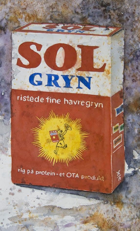Vatnslitun byrjendur og framhald mynd 2